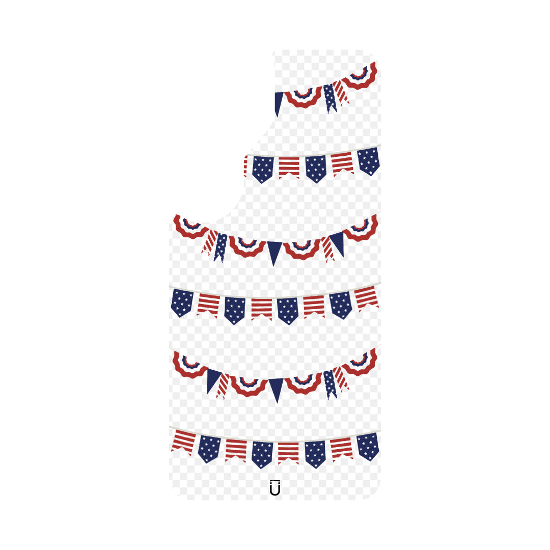 Patriotic Banners - Samsung - Samsung Galaxy S24+ - Clear