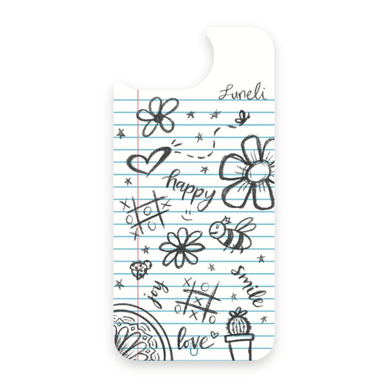 Pencil Doodles - 17E - Black