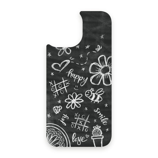 Chalk Doodles - 15 - White