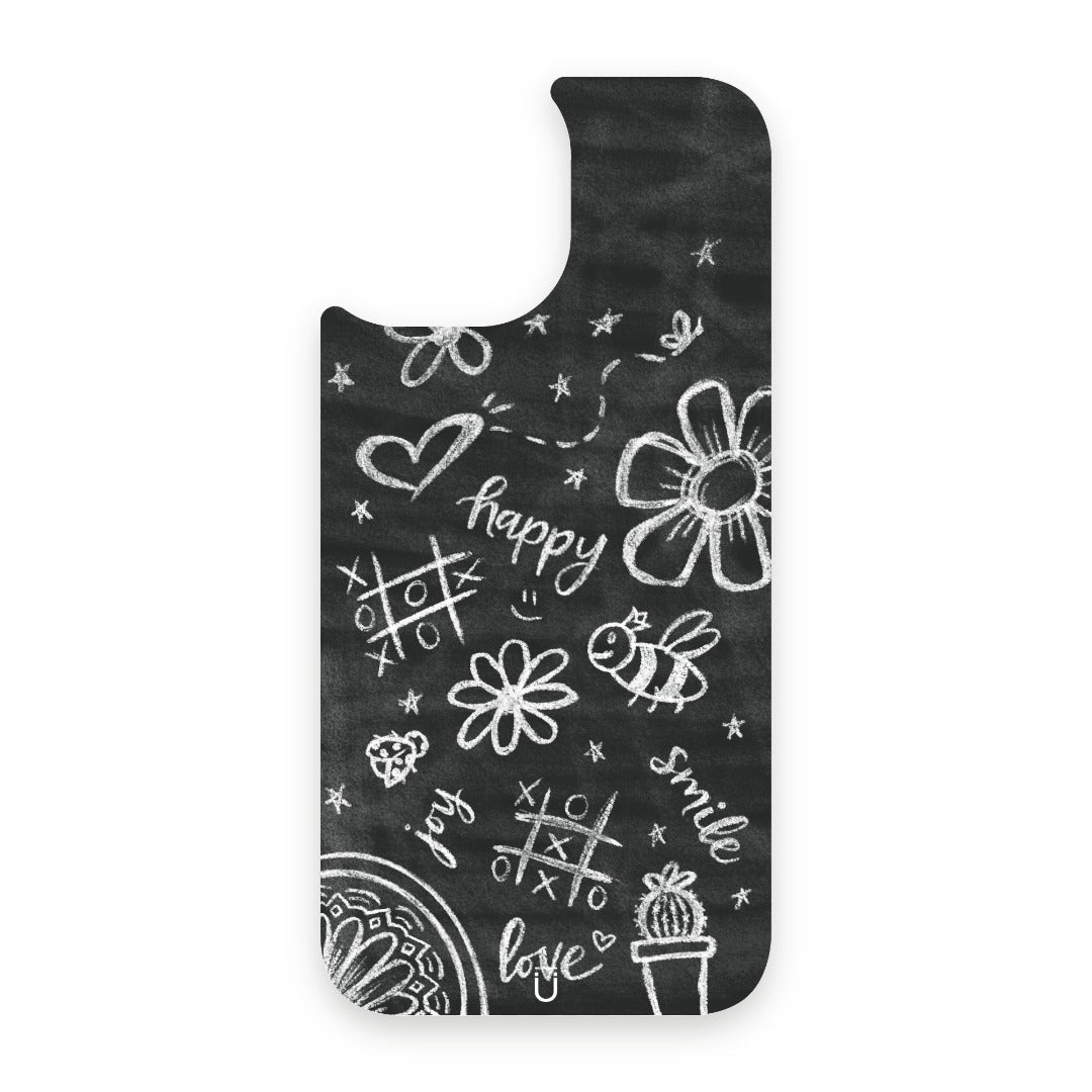 Chalk Doodles - 15 - White