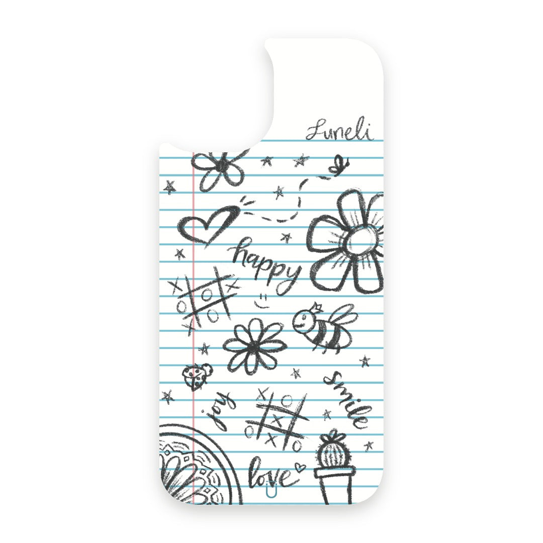 Pencil Doodles - 15PL - Black