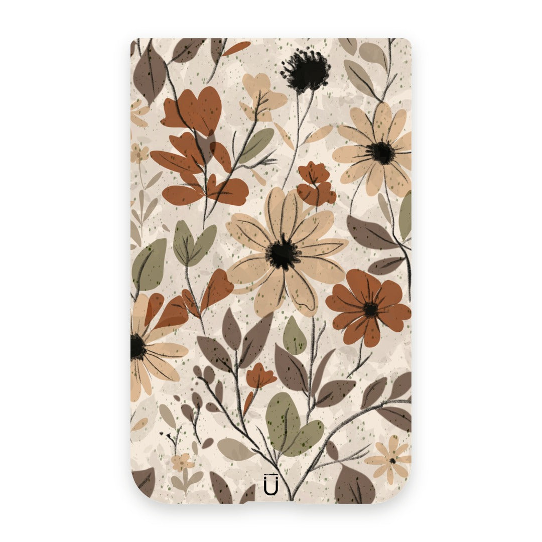 Dark Fall Floral magnetic back — Pixel 8a