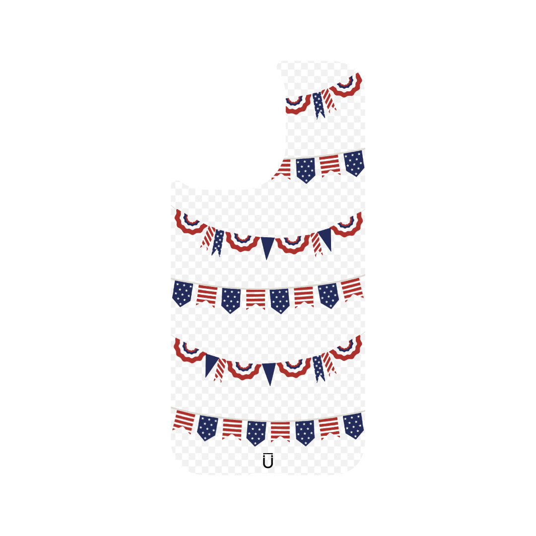 Patriotic Banners - iPhone 17 - Clear
