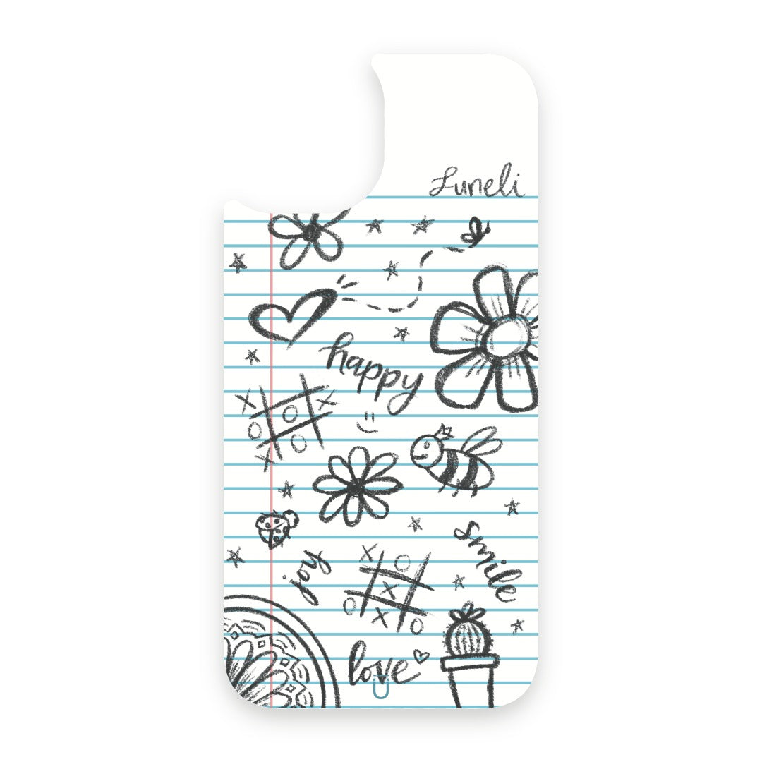 Pencil Doodles - 14PL - Black