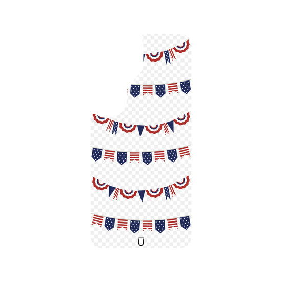 Patriotic Banners - Samsung - Samsung Galaxy S25 - Clear