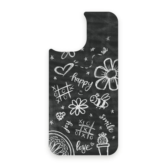 Chalk Doodles - 12 - White
