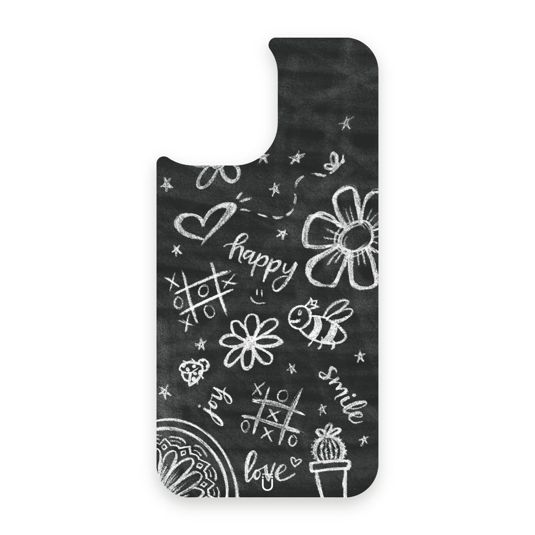 Chalk Doodles - 12 - White