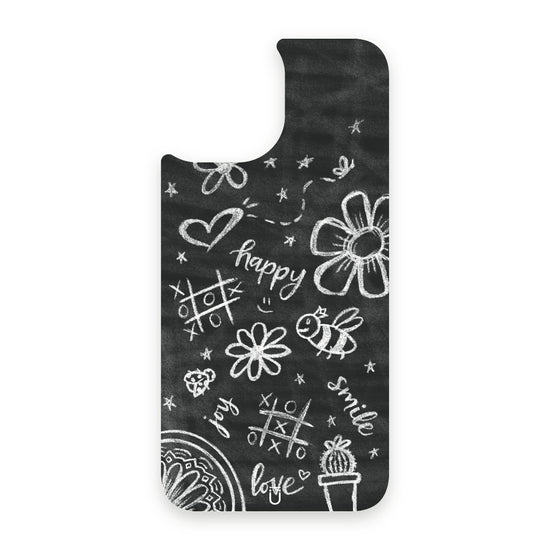Chalk Doodles - 13 - White