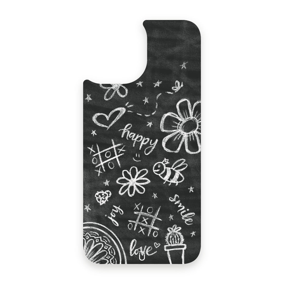 Chalk Doodles - 13 - White
