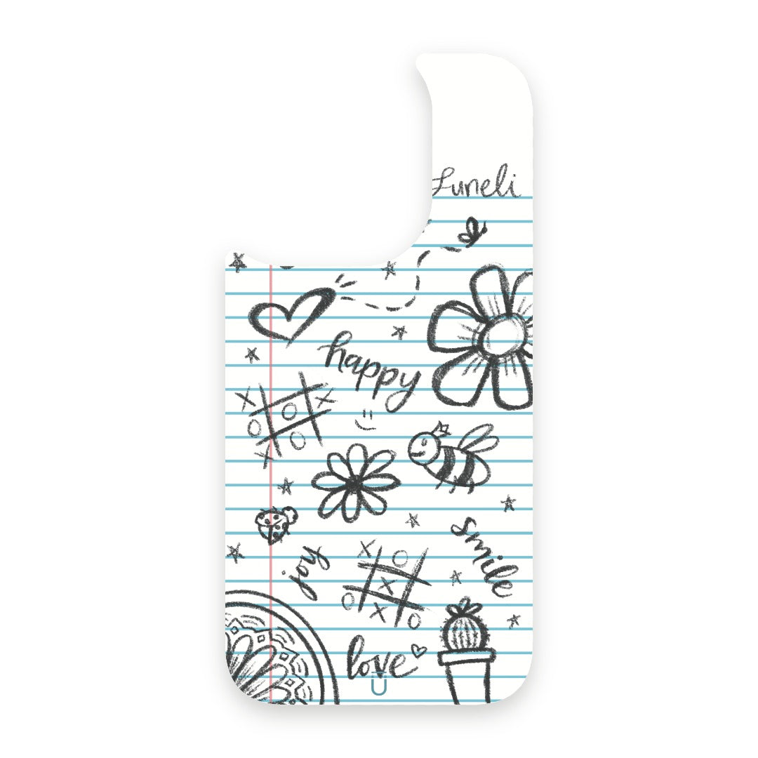 Pencil Doodles - 16PR - Black