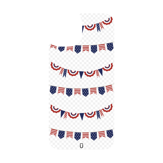 Patriotic Banners - iPhone 15 Plus - Clear