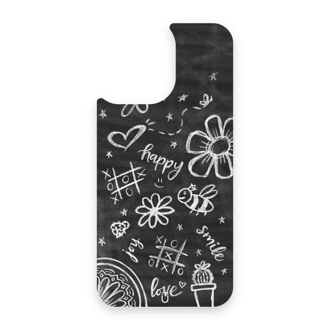 Chalk Doodles - 12PM - White