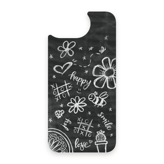 Chalk Doodles - 17E - White