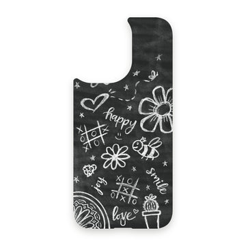 Chalk Doodles - 17 - White