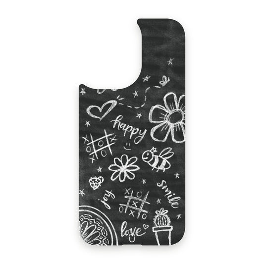 Chalk Doodles - 17 - White