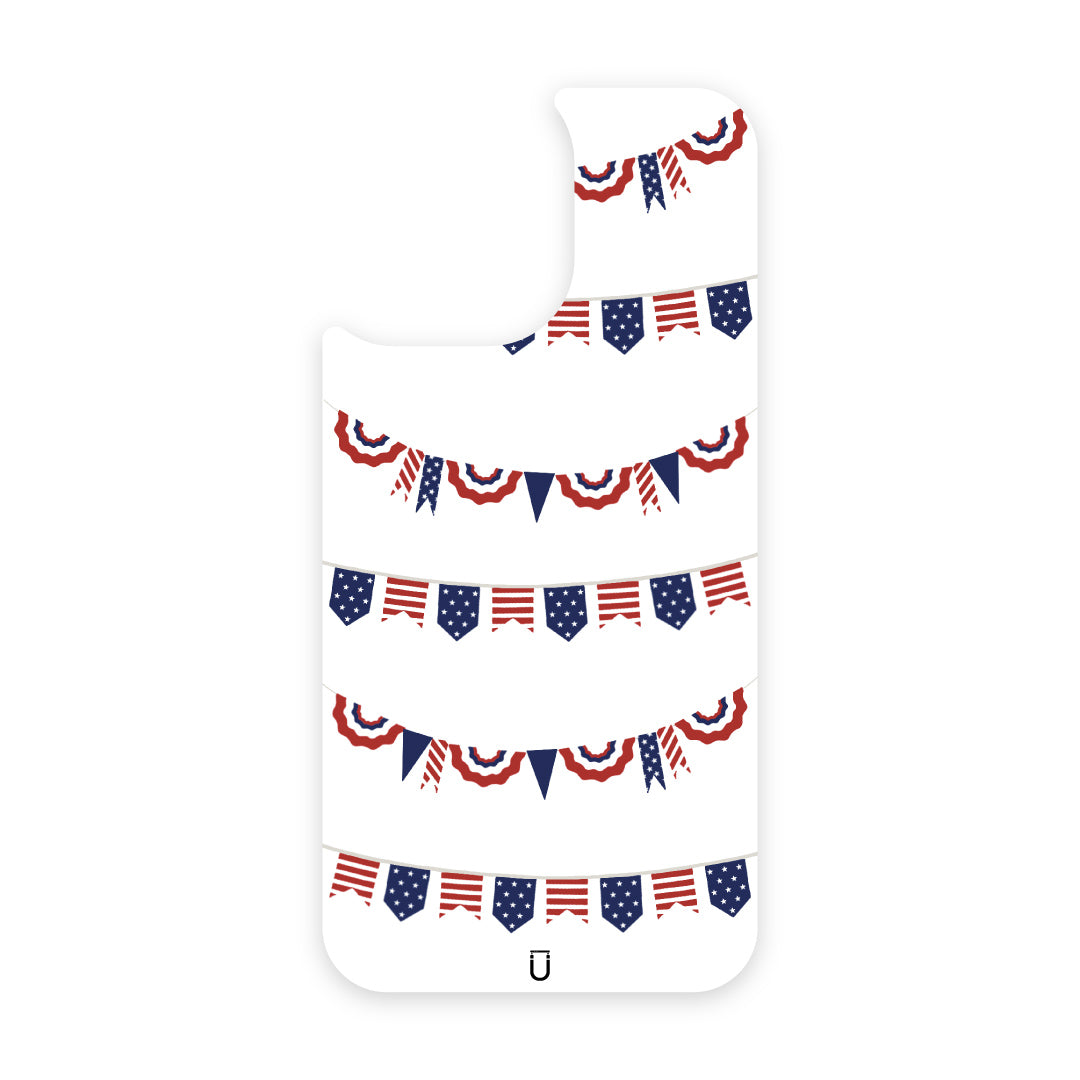 Patriotic Banners - iPhone 12 Pro Max - White