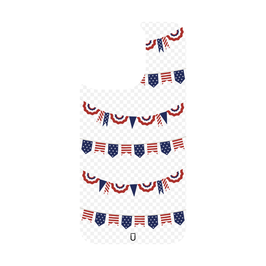Patriotic Banners - iPhone 14 Pro Max - Clear