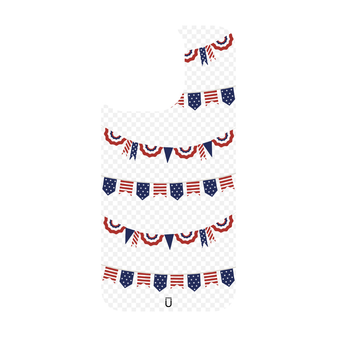 Patriotic Banners - iPhone 16 Pro Max - Clear