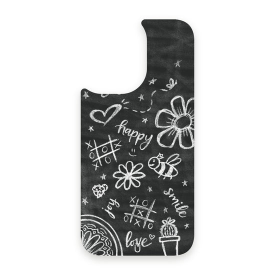 Chalk Doodles - 16 - White