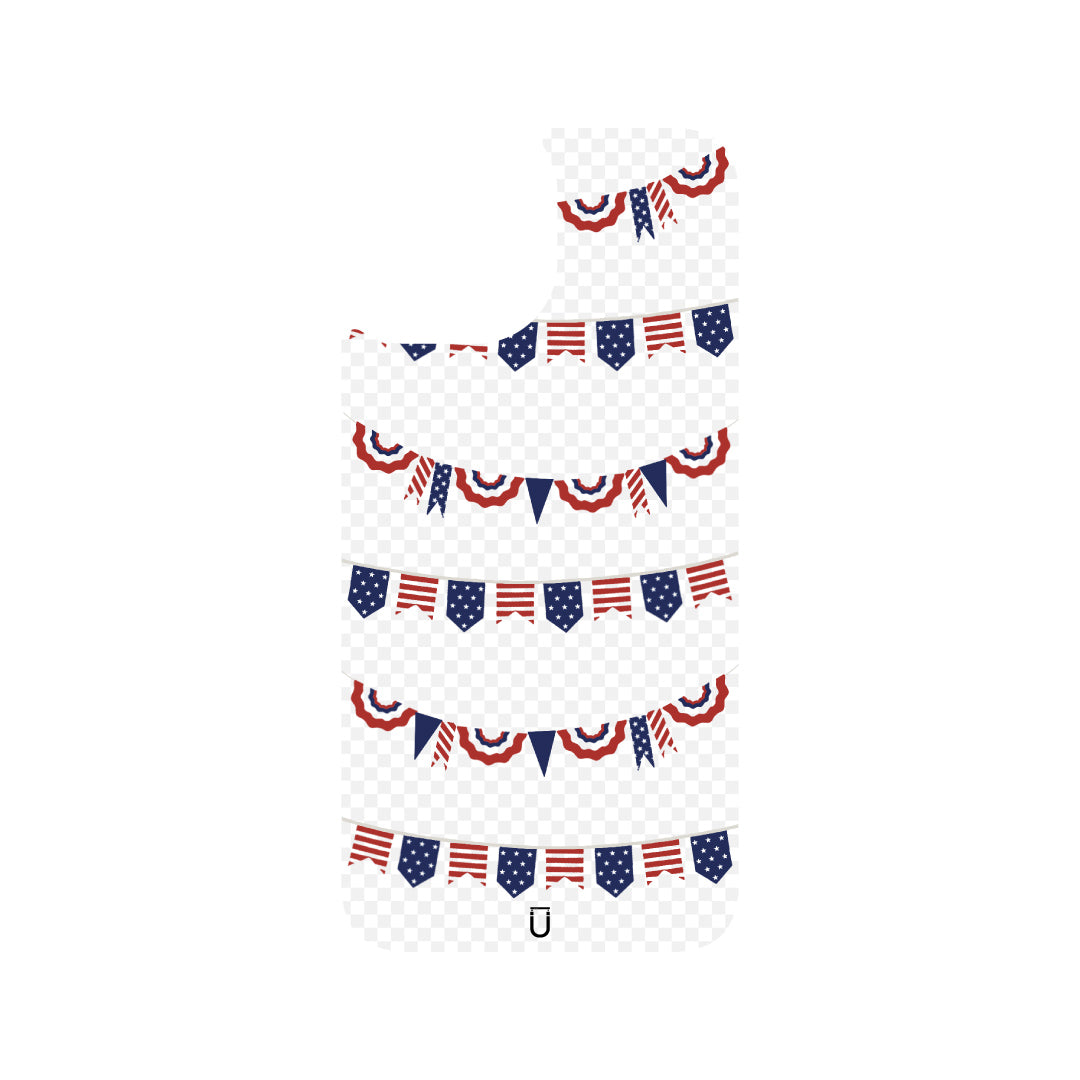 Patriotic Banners - iPhone 14 - Clear