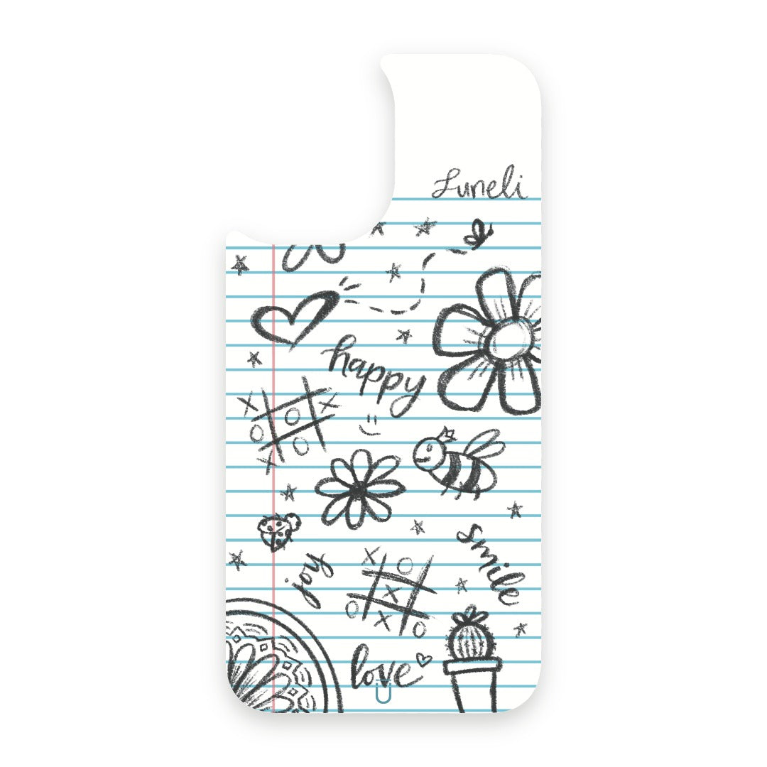 Pencil Doodles - 16PL - Black