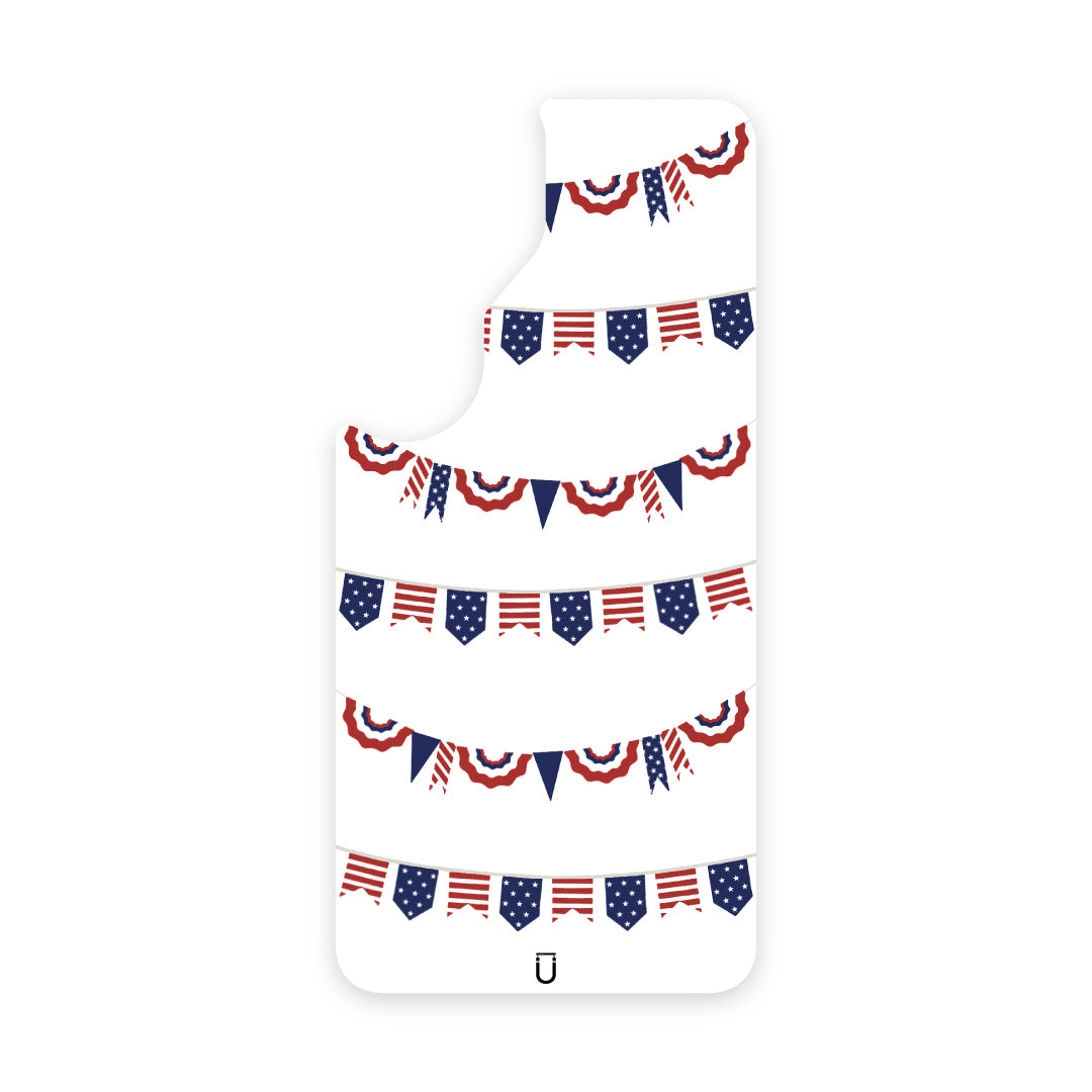 Patriotic Banners - Samsung - Samsung Galaxy S25+ - White