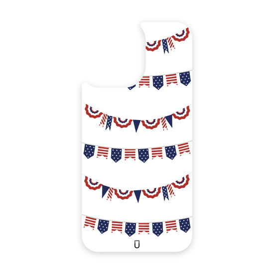 Patriotic Banners - iPhone 13 Pro Max - White