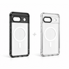 Pixel 8a case shell bundle — black and clear